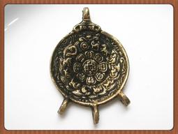 藏傳九宮八卦牌 純銅手打錘紋九宮，實心銅材質，大昭si同款九4 歷史價格詳細信息