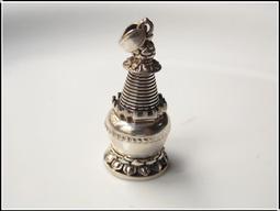 【雅之賞】*精品* 925純銀鑲天然黑曜石 伏虎羅漢 吊墜 ~A149 歷史價格詳細信息