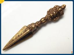 尼泊爾純手工普巴橛銀色普巴杵法器純銅+鐵雕刻制作懷舊復古21cm 歷史價格詳細信息