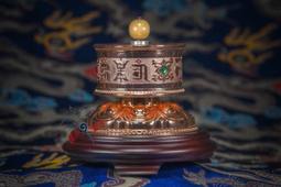 金法 如法製作 精緻鎏金銀鑲寶石蓮師伏藏148勝尊手撥 經轉輪 歷史價格詳細信息