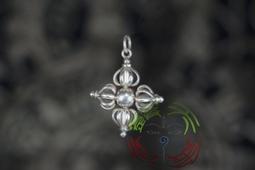 金法 尼泊爾手工精造純銀 五鈷 十字金剛杵 歷史價格詳細信息