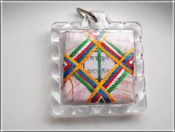 【雅之賞|佛教|藏傳文物】西藏色拉寺心想事成咒輪護身符吊墜~040422 歷史價格詳細信息