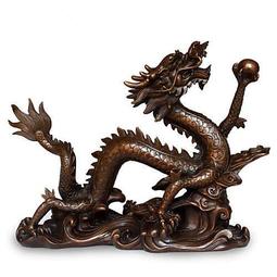 開光銅龍五爪金龍擺件青龍招財十二生肖龍單龍戲珠招財銅龍裝飾【萬市大集】 歷史價格詳細信息
