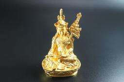 西藏密宗 蓮花生大士  平安護身符卡片 佛教金卡 歷史價格詳細信息