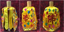 神衣 神明衣 1尺4長 1尺6連座穿 坐1尺3高椅穿 手工 電蔥 濟公衣 補丁衣 黃 歷史價格詳細信息