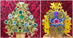 安金紙帽 5吋6神尊戴 4吋頭圍 漆線 安金 水鑽 紙帽 天公帽 關帝帽 歷史價格詳細信息