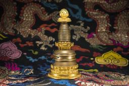 金法 銅合金 藏式 雙層 轉經輪 蓮花座 (暫缺) 歷史價格詳細信息