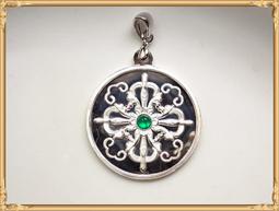 藏傳純銀朝天吼九宮八卦牌423 歷史價格詳細信息