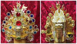 1尺神尊戴 A級 南式 水鑽 雙色 柳絲 帝帽 頭圍 6吋 銅帽可參考 歷史價格詳細信息