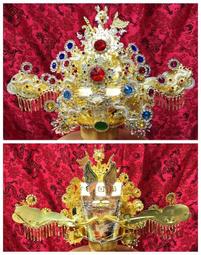 1尺神尊戴 A級 南式 水鑽 雙色 柳絲 帝帽 頭圍 6吋 銅帽可參考 歷史價格詳細信息