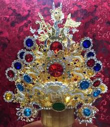 1尺6神尊戴 A級 南式 水鑽 雙色 柳絲 媽祖帽 頭圍 8吋 銅帽可參考 歷史價格詳細信息