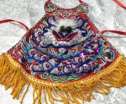 8寸長 8寸8連座神尊穿 土地公 手工 塞棉 壽衣 鶴衣 歷史價格詳細信息