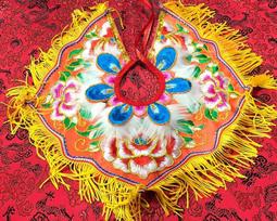 7寸長 1尺3神尊穿 凸繡 凸龍 肚圍 肚兜 神明肚兜 神明衣 橘 歷史價格詳細信息