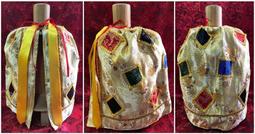 神衣 神明衣 1尺2長 1尺3穿 手工 凸棉 緹花布 繡線浮 鳳衣 鳳袍 黃 含奉帽 歷史價格詳細信息