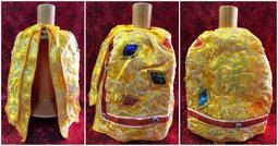 神衣 神明衣 1尺2長 1尺3穿 手工 凸棉 緹花布 繡線浮 鳳衣 鳳袍 黃 含奉帽 歷史價格詳細信息