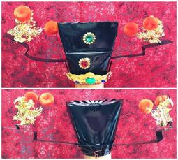 神帽 合金帽 1尺神尊戴 6吋頭圍 金色 水鑽 絨球 帝帽 歷史價格詳細信息