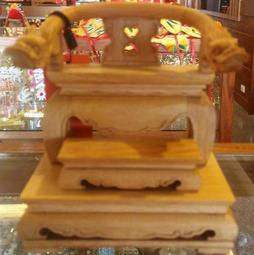 檜木描金三面大黑天財神木雕日式店鋪辦公室客廳裝飾擺件18 歷史價格詳細信息