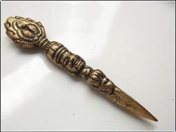 尼泊爾手工金剛杵，長：4.4cm，寬：1.2cm，一物一拍， -2272 歷史價格詳細信息