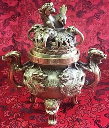 銅製 雙龍拜塔 1尺3用 1尺6用 馨牌 仿金牌 歷史價格詳細信息