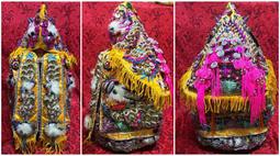 神衣 塞棉 跳紗 跳蔥 1尺6連座穿 坐1尺3高椅穿 1尺4長 手工衣 龍袍 含奉帽 橘 請提問庫存 歷史價格詳細信息