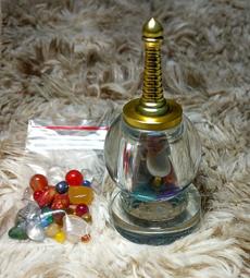 水晶舍利塔佛塔寶塔鐘塔寶瓶法器擺件供養舍利子甘露丸七寶法物（結緣：佛教七寶各類寶石瑪瑙水晶一包） 歷史價格詳細信息