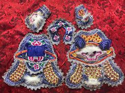 9寸長 1尺6神尊穿 粒鱗 粒仔鱗 銀蔥 細繡  凸龍 肚圍 肚兜 神明肚兜 神明衣 黃 歷史價格詳細信息