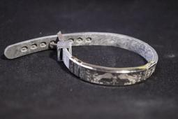 --吉品軒--龍婆干札 雙虎手鍊-- (皮帶白色)  #135-15 歷史價格詳細信息