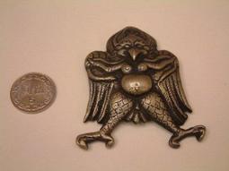 【大鵬金翅鳥】銅質 雙面 佛卡 唐卡 佛教 [31016] 歷史價格詳細信息