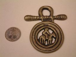 【五輪塔】老件天銅精制『卍九宮八卦卍』火供法會加持過的ㄛ!! 歷史價格詳細信息