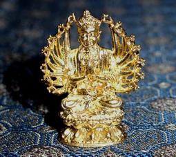 准提菩薩擺件准提佛母相供奉黃銅佛像隨身佛好看精致茶空間裝飾品 歷史價格詳細信息