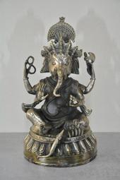 尼泊爾象財銅像 高：6.5cm,寬：1.5cm,一物一拍，所 -1918 歷史價格詳細信息