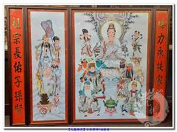 【九龍佛具】高質感綢布喜洋洋聯對 11尊眾神+天官賜福+祖德流芳+對聯(寬七呎)各尺寸均可訂製佛像佛桌神桌總匯@台北板橋 歷史價格詳細信息