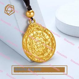 金剛杵黃金色戒指古法制作復古輕奢設計開口活口扳指男士指環潮流-哈囉好物 歷史價格詳細信息