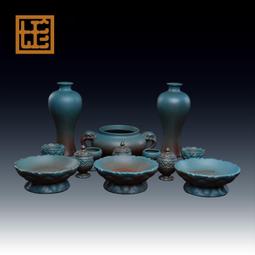 佛前擺件供佛套裝 密宗百寶座八吉祥七政寶八瑞物五妙欲佛前八供 歷史價格詳細信息