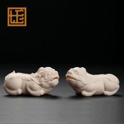 七珍 德化陶瓷玉紅瓷貔貅擺件一對大師作品 家居辦公室桌面裝飾品 價格比較,價格查詢,歷史價格詳細信息