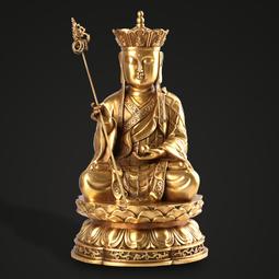 地藏王菩薩.大地密藏_ 銅雕大師 陳韶寬老師 歷史價格詳細信息