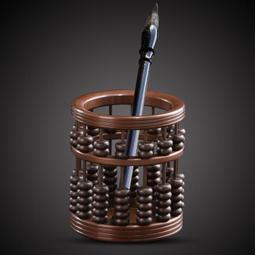 創意筆筒擺件書房桌面文具收納盒中式金蟾貔貅裝飾筆架桶辦公用品-正正精品 歷史價格詳細信息