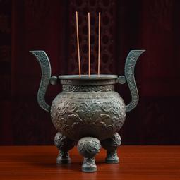 陶瓷香爐鼎三足圓爐大號特大仿古高檔香爐家用室外供奉插香爐 歷史價格詳細信息