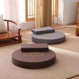 蓮花蒲團坐墊圓形地上加厚打坐墊禪修墊佛家跪拜墊家用大禮拜佛墊 歷史價格詳細信息