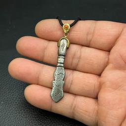 藏傳老寒鐵朝天吼九宮八卦牌吊墜 藏式護身腰牌掛件156 歷史價格詳細信息