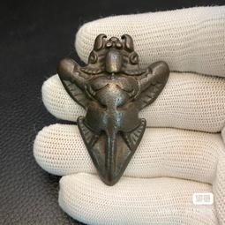 藏傳天鐵托甲忿怒蓮師鐵蝎怙身符 西藏文玩隨身法器護身掛件吊墜455 歷史價格詳細信息