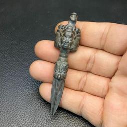 藏傳天鐵托甲忿怒蓮師鐵蝎怙身符 西藏文玩隨身法器護身掛件吊墜455 歷史價格詳細信息