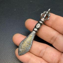 藏傳老寒鐵朝天吼九宮八卦牌吊墜 藏式護身腰牌掛件156 歷史價格詳細信息