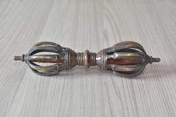 藏式尼泊爾九股金剛鈴杵手工雕花純銅鈴鐺家居擺件金剛杵降魔杵鈴 歷史價格詳細信息