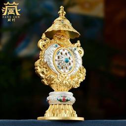 【八寶吉祥】鋁合金 雙面 佛卡 唐卡 經文/咒輪 [52002] 歷史價格詳細信息