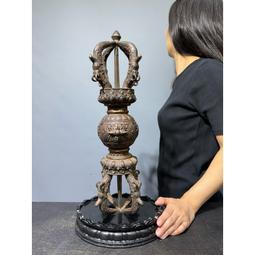 【通天寶】早期天鐵器【三面普巴金剛杵】金剛杵 降魔杵 金剛橛降 鎮宅化煞 藏傳佛教 密宗 法器 天鐵 天鐵杵 E81 歷史價格詳細信息