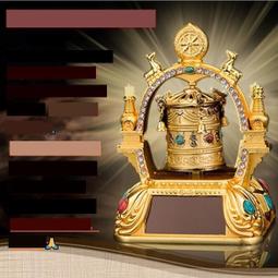 太陽能轉經輪汽車擺件車載西藏轉經筒佛系車內保平安車飾品高檔男 歷史價格詳細信息