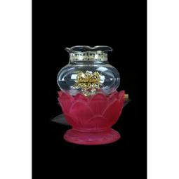 蓮花油燈盞，非銅制，日本回流，擺件，高浮雕款，厚實，有刮傷，22124 歷史價格詳細信息