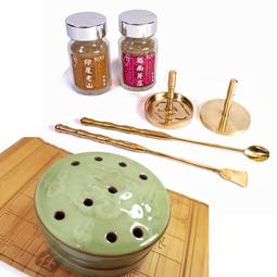 【沉香舍】陶瓷鼎爐 可當品香盤 香篆爐 盤香爐 附香夾 台灣鶯歌陶瓷工廠配合生產 手工製作 多色可選 歷史價格詳細信息