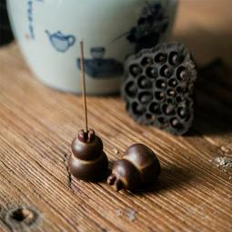 現貨六蓮★佛手香夾盤香線香適用香插香座香道葫蘆香座香插線香盤香兩用 歷史價格詳細信息